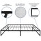 Flash Furniture Queen Platform Bed Frame and 12" Mattress Set XU-BD10001-12MFM-Q-GG - alternate 7